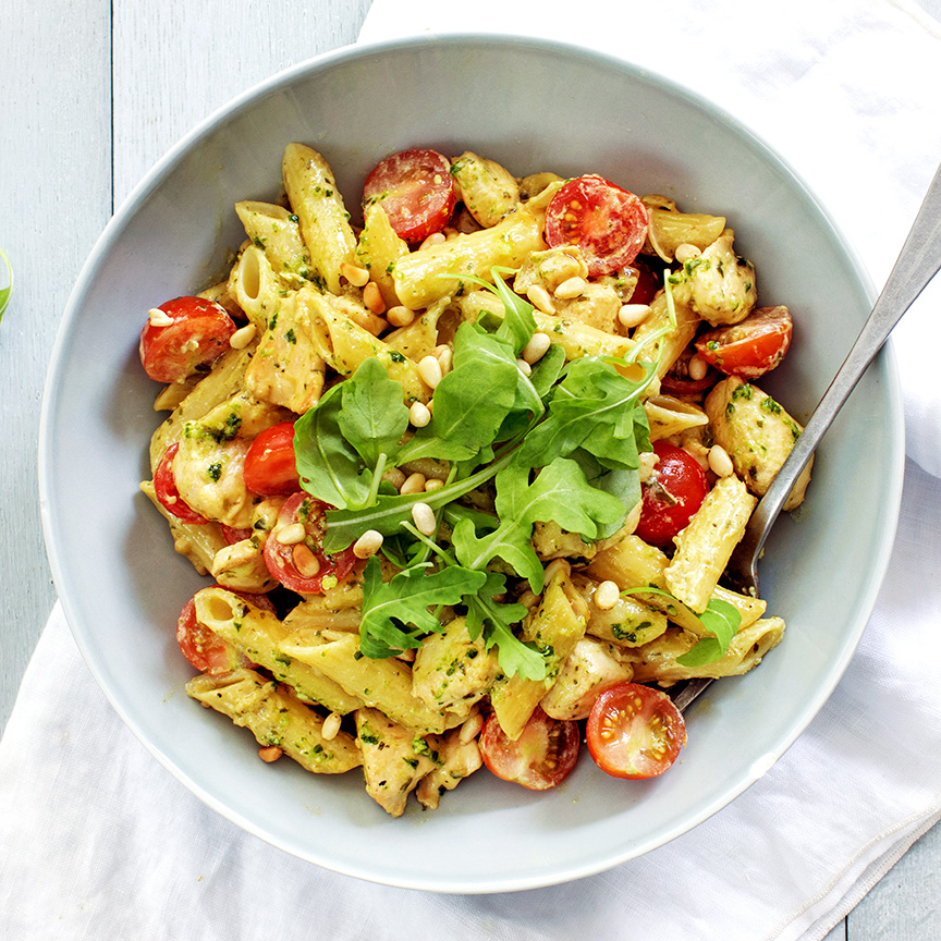 Pasta pesto recept